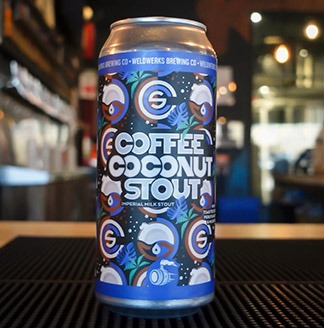Can of WeldWerks coffee coconut stout.