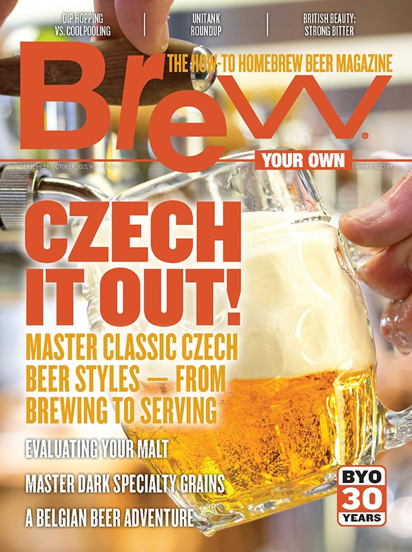 September-October 2025 cover of Brew Your Own.
