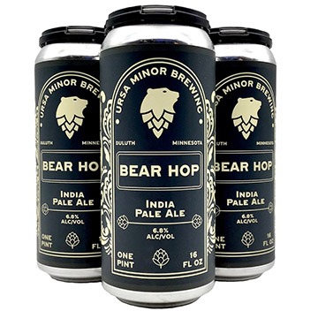 Ursa Minor Bear Hop IPA cans.