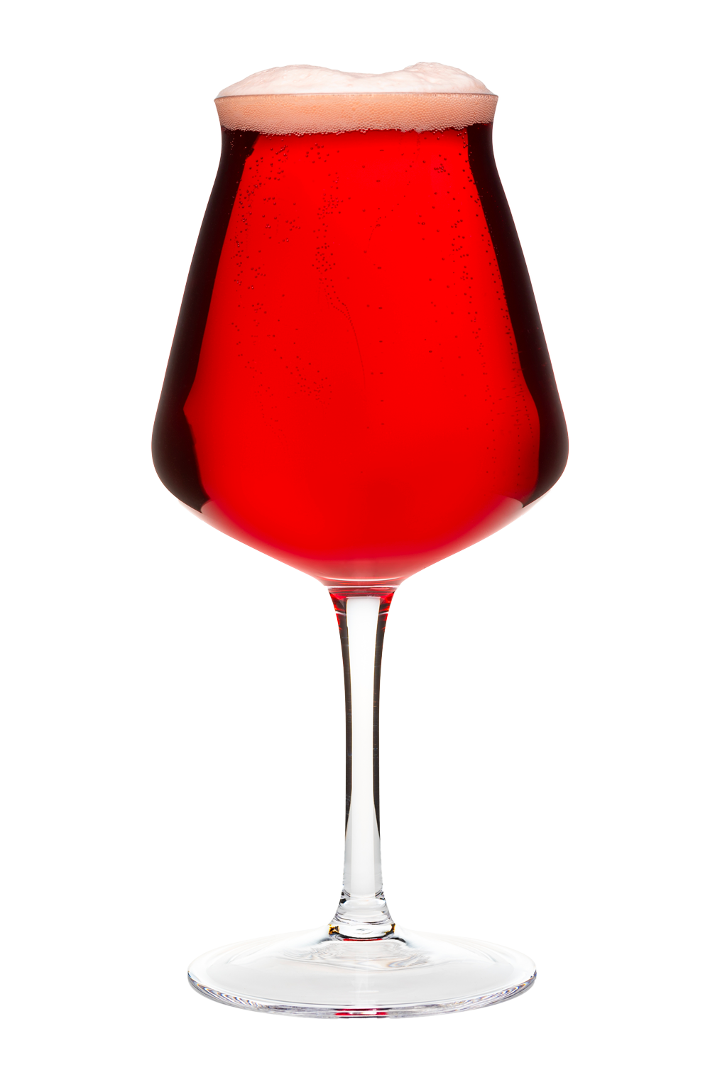 Stem glass of sour beer.